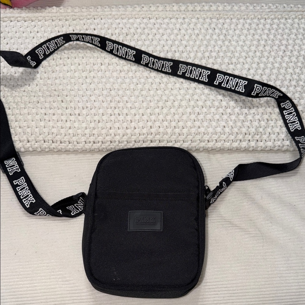 PINK Victoria's Secret Black Belt Bag